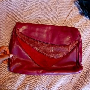 Vintage Wine underarm bag